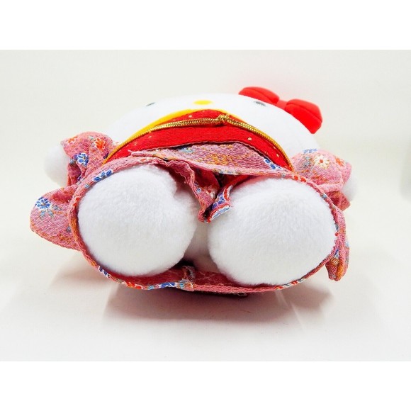 Hello Kitty Plush Sanrio Stuffed Animal Pink Kimono Geisha 8 Inch - Picture 6 of 7